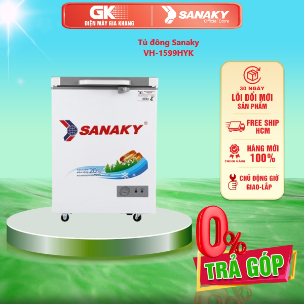 Tủ đông sanaky vh-1599hyk - giao toàn quốc