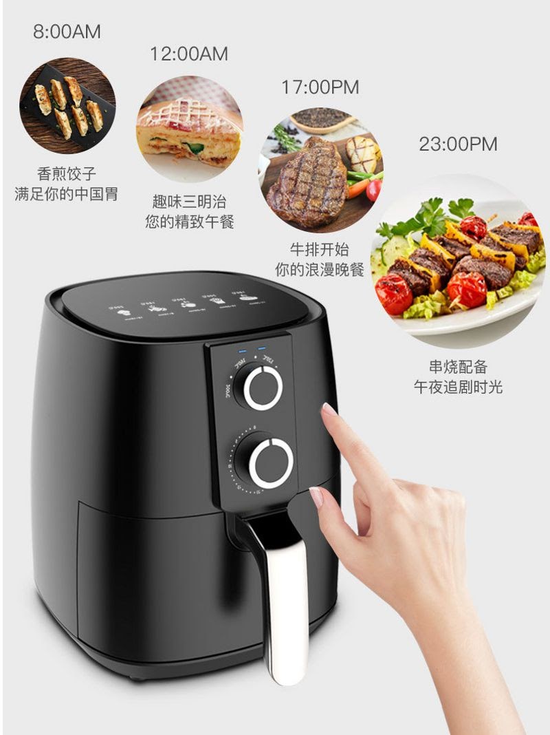Nồi chiên không dầu dung tích 7 lít Camel Nồi chiên không dầu Camel Chíng Hãg NỒI CHIÊN KHÔNG DẦU CAMEL 7 LÍT