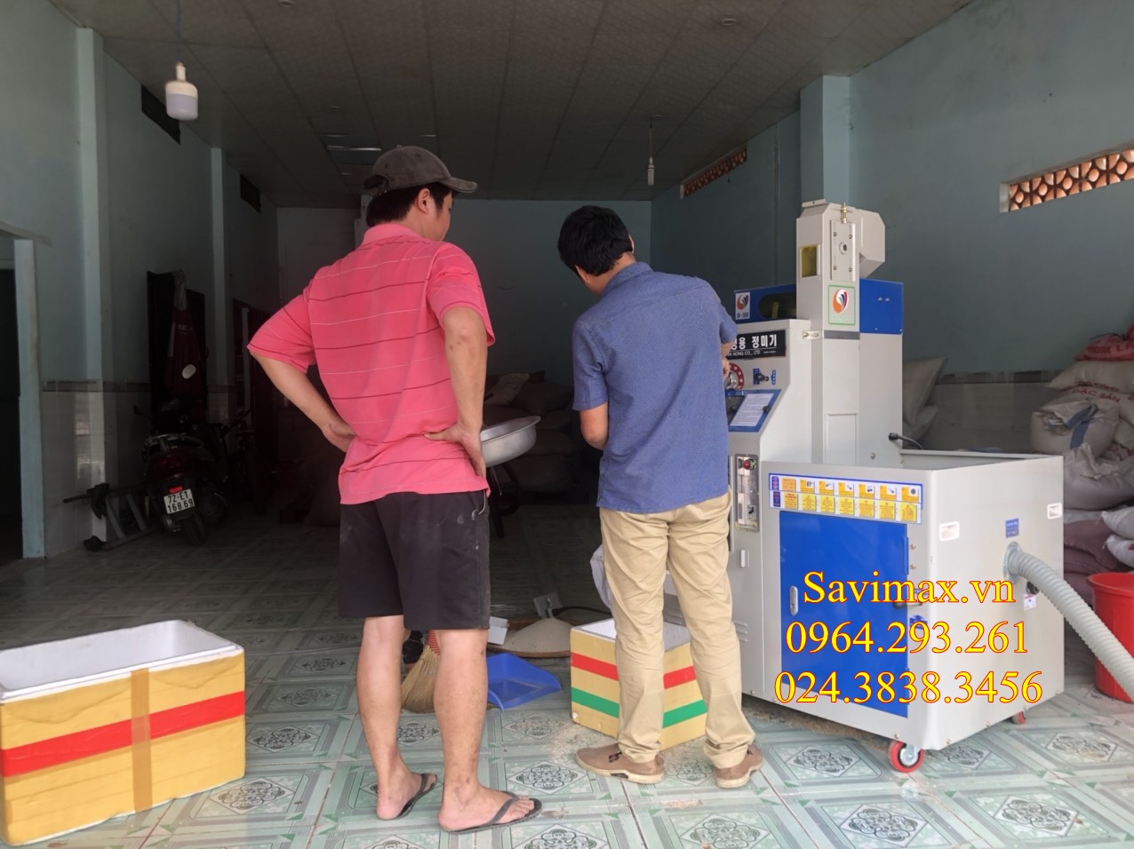 [Trả góp 0%]Máy xát gạo lức và trắng HÀN QUỐC công suất 300kg/h