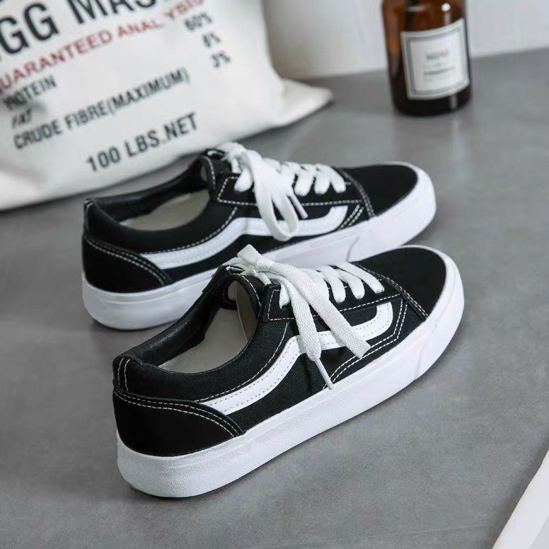 Giày v old skool màu đen giày sneaker thể thao nam nữ