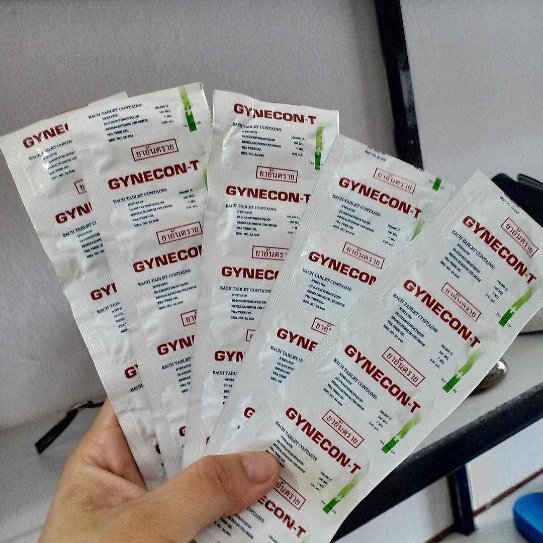 [50 viên/vỉ] Viên Đặt Phụ Khoa Gynecon-T - Trà Xanh - Hiệu Quả - An Toàn- Mỹ Phẩm Thanh Loan