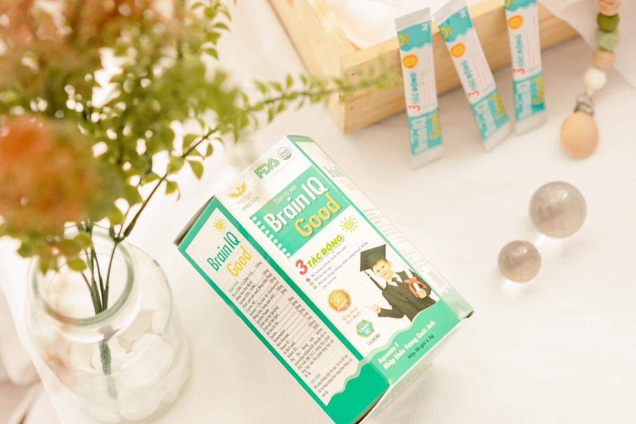 Cốm bổ não trẻ em dha - brain iq good