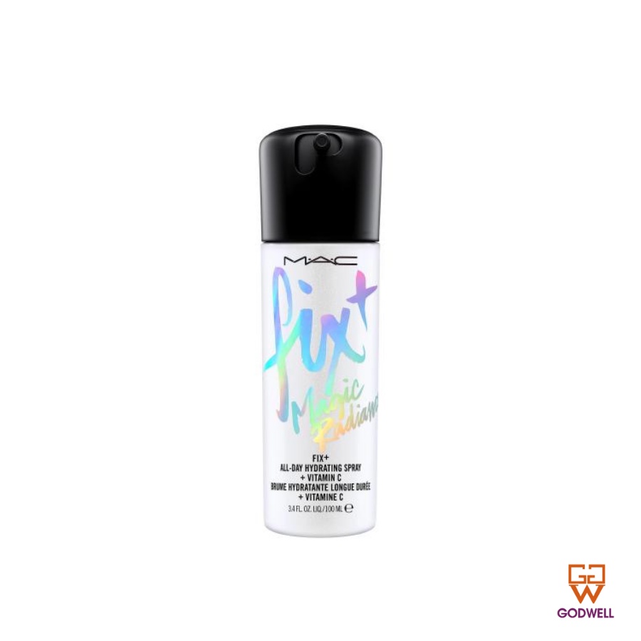 Xịt khoáng cấp ẩm và cố định lớp makeup mac fix+magic radiance all day hydrating spray 100ml
