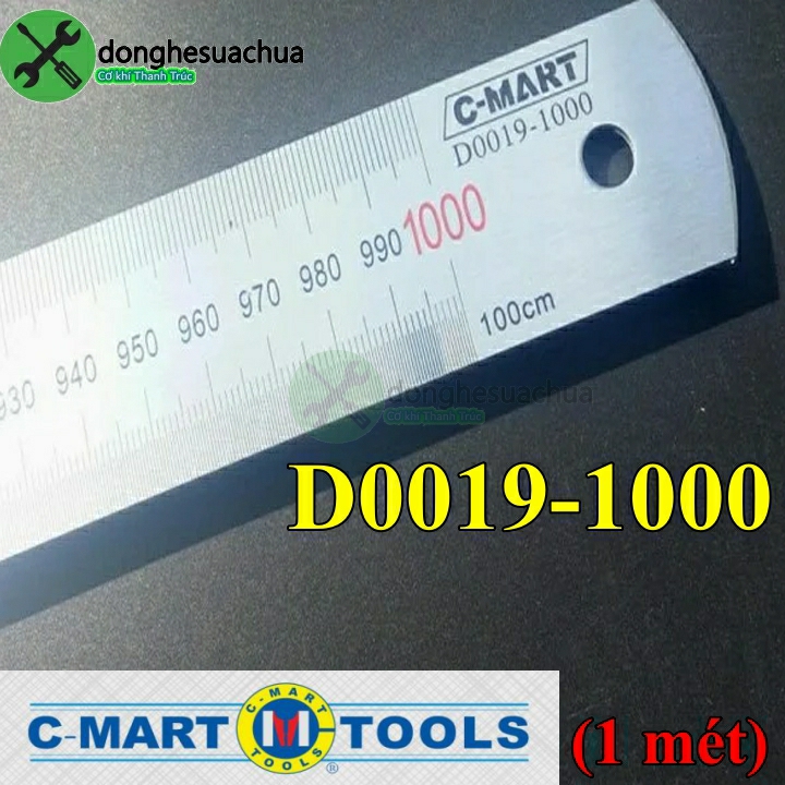 Thước lá c-mart d0019-1000 1000mm