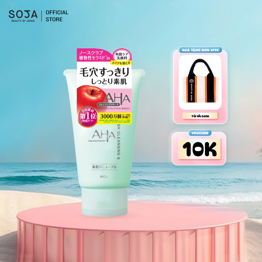 Sữa Rửa Mặt Aha Từ Trái Cây Cleansing Research Wash Cleansing B 120g
