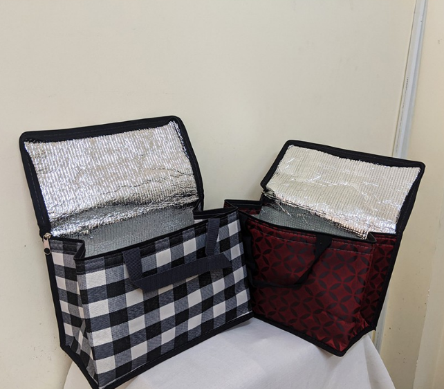 túi giữ nhiệt hình chữ nhật có lớp cách nhiệt - 20cm x 30cm x 15cm (cao x ngang x rộng)