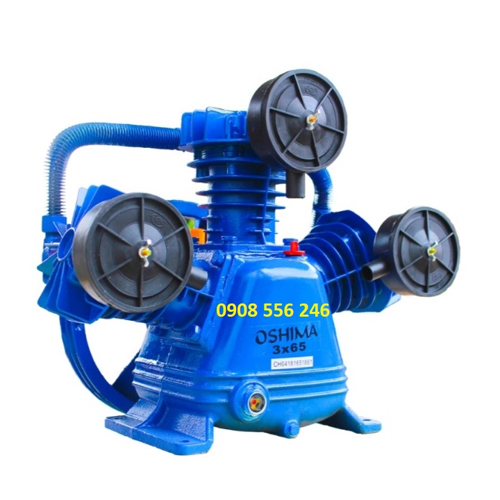 Đầu nén khí 3 xilanh 65mm