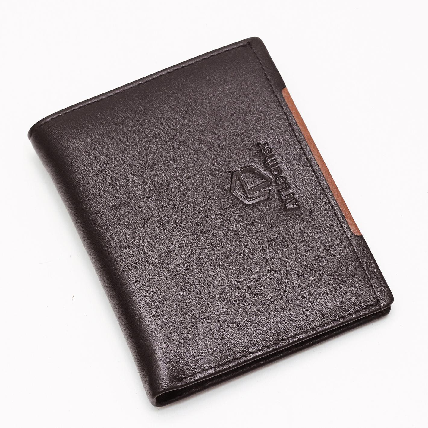Ví đứng nam da bò AT Leather 040