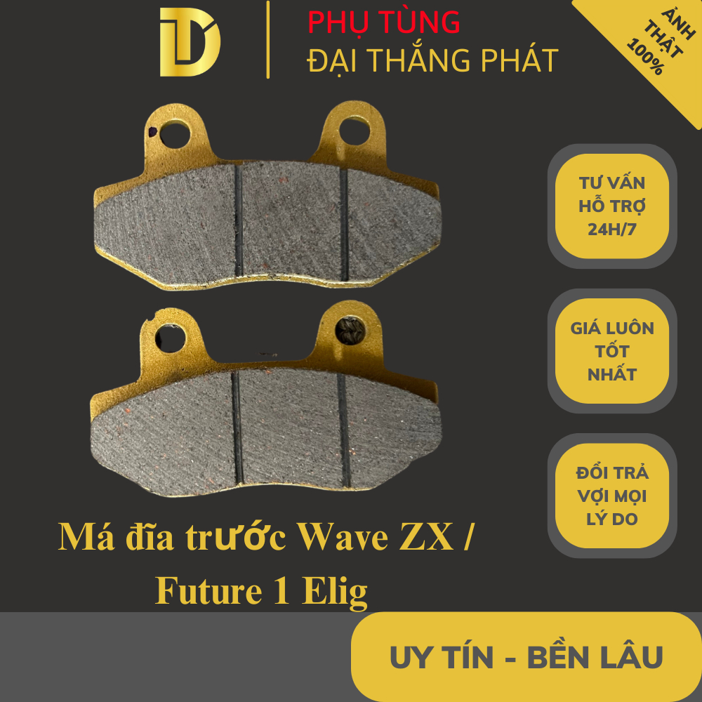 Má phanh dầu  trước cho xe Wave ZX / Future 1 chính hãng Elig