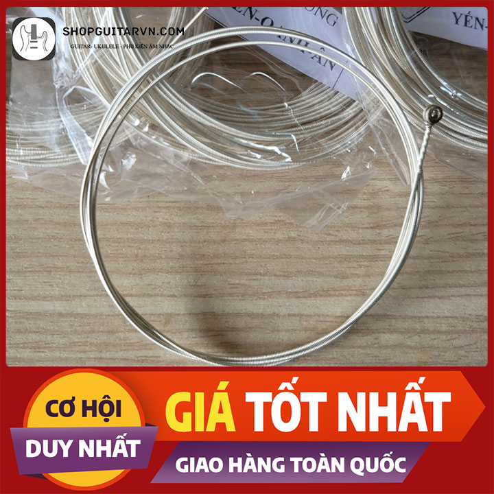Dây lẻ đàn guitar phím lõm số 1 2 3 4 5 6 Dành cho đàn guitar thùng vọng cổ - dây tốt chất lượng chuẩn âm - chính hãng Yến Oanh