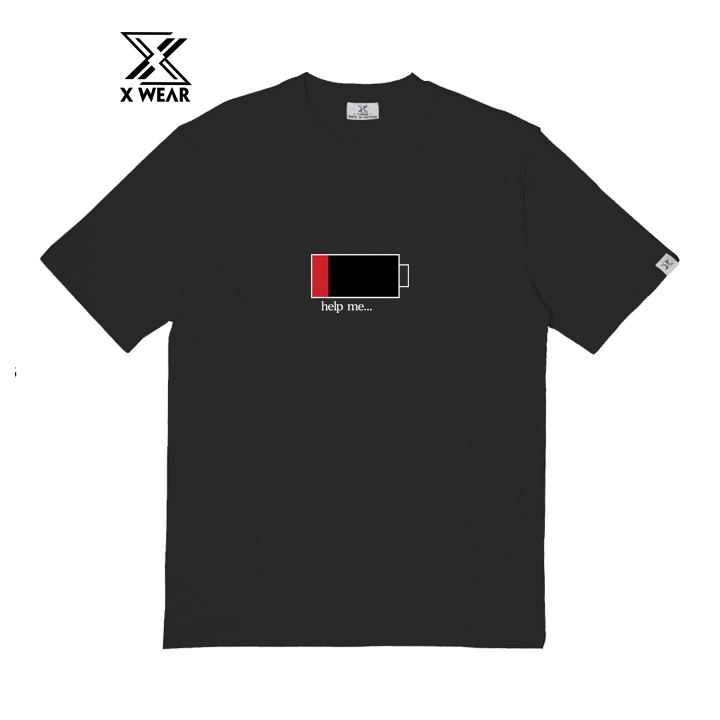 Áo thun nam cotton co giãn 4 chiều  hình Pin năng lượng X-WEAR