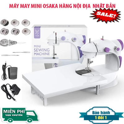 Máy may,Máy May Đa Năng Có Vắt Sổ Máy May Mini, Tặng phiếu bảo hành 1 năm Toàn quốc, nhỏ gọn, sang trọng.bảo hành 1 đổi 1