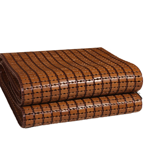 Chiếu trúc hạt nâu không viền kích thước 140cm x 190cm