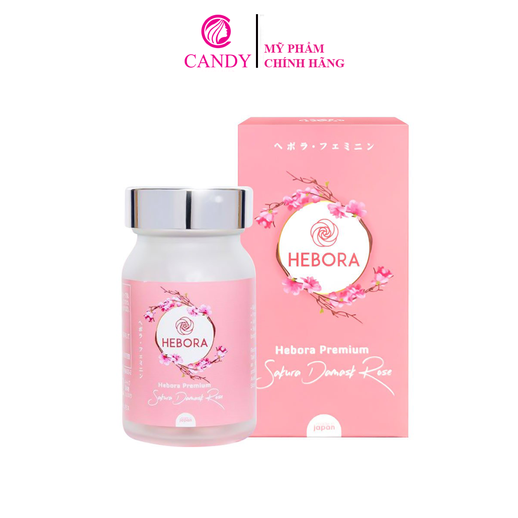 Hoàn Tiền 8%Viên Uống Tỏa Hương Hebora Premium Sakura Damask Rose Mẫu Mới
