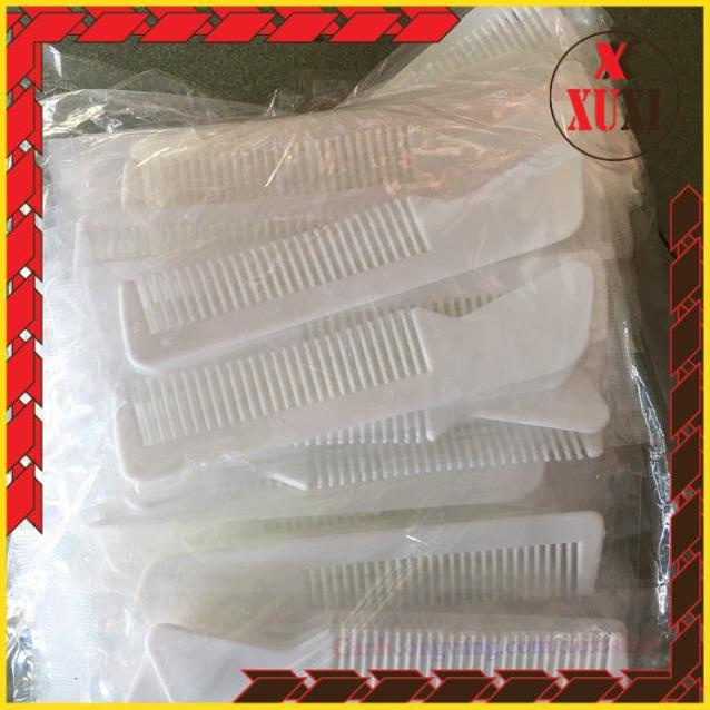 100 Lược mini khách sạn màu trắng nhỏ