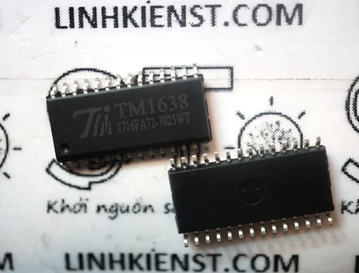 Túi 10pcs IC ĐIỀU KHIỂN LED TM1638 SM1638 HT1638 1638 SOP-24