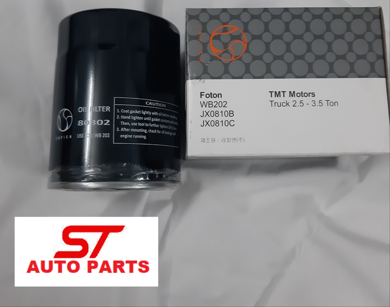 Lọc nhớt lafien - foton jx0810b jx0810c tmt motors truck 25-35 ton mã sp 80302 - wb202