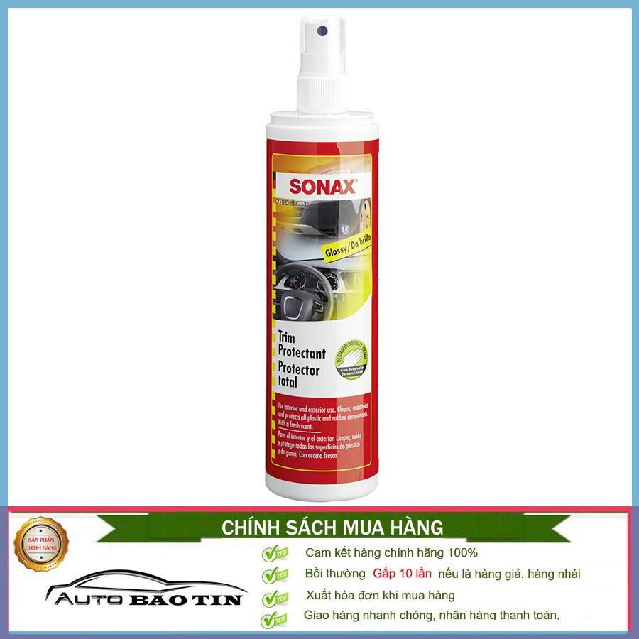 Làm Mới Nhựa Nhám, Nhựa Nội Thất Trong Ngoài Xe Sonax Trim Protectant Glossy 300ml