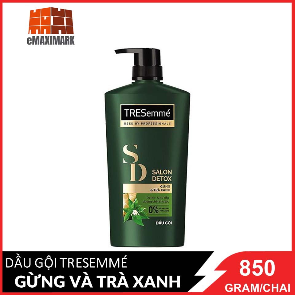 Dầu gội Tresemme Gừng và trà xanh 850g