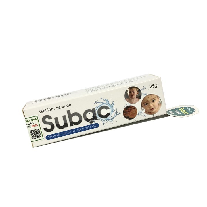 Gel sát khuẩn, làm sạch da su bạc tuyp 25gr