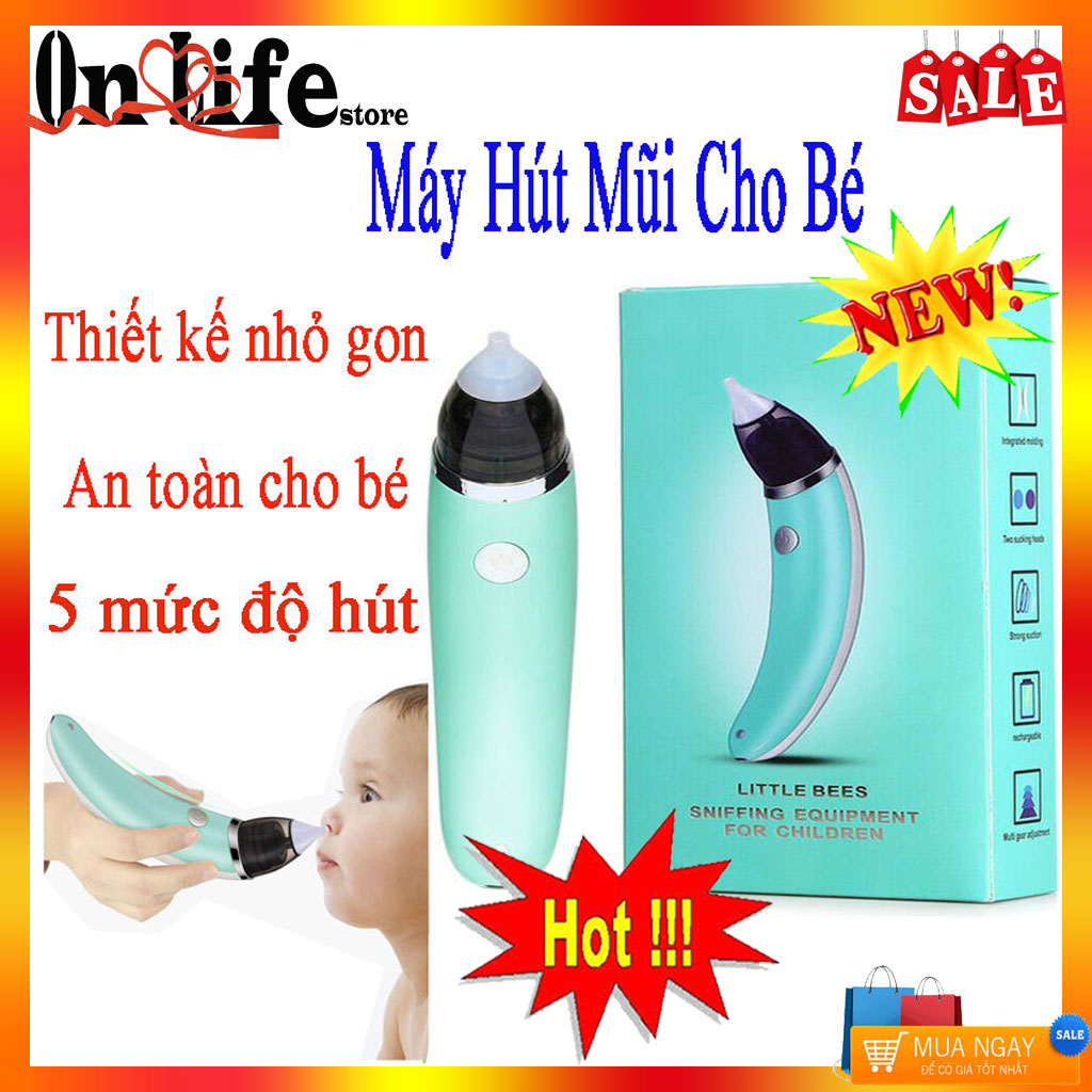 Máy Hút Mũi Cho Trẻ Sơ Sinh - Máy Hút Mũi Cho Bé - máy hút mũi cao cấp - hút mũi trẻ em cao cấp - Máy Thông Đờm Trẻ Em LittleeBee cao cấp - dùng cho bé từ sơ sinh đến 5 tuổi - center24h