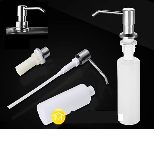 Bình đựng nước rủa chén gắn chậu inox 304 cao cấp