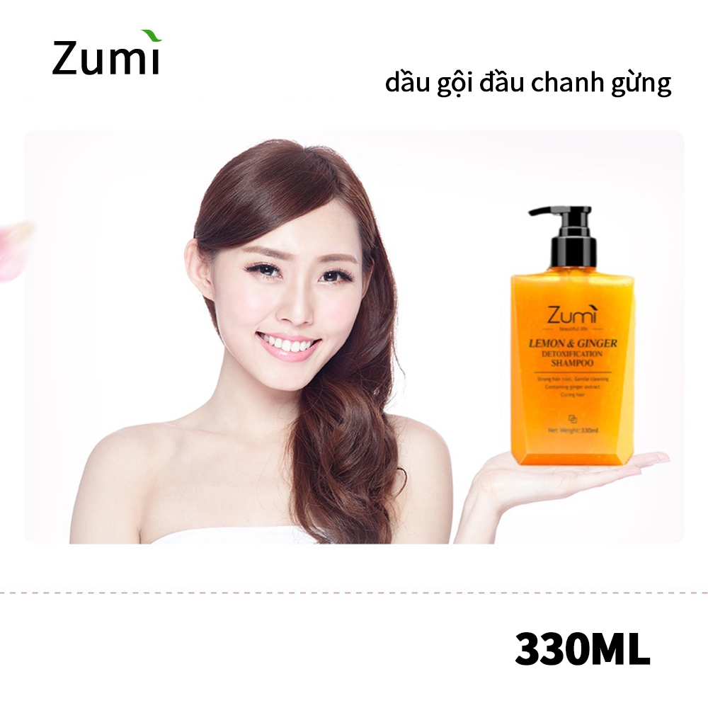 Zumi Dầu Gội Chống Rụng Tóc Và Giúp Mọc Tóc Nhanh 330ml,Dầu gội chống rụng tóc chiết xuất từ thực vật