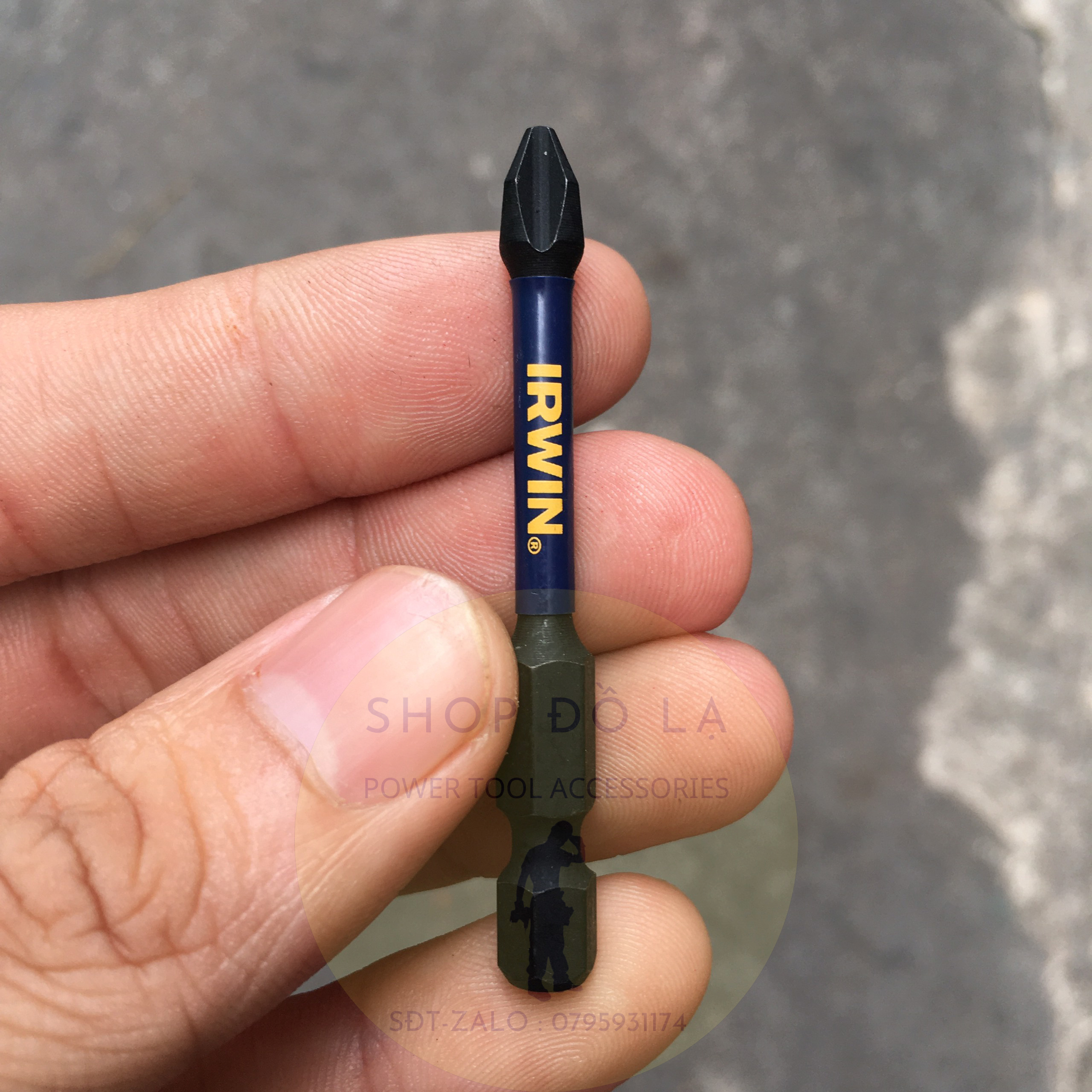 Mũi vít bake irwin ph2 dài 58mm màu đen