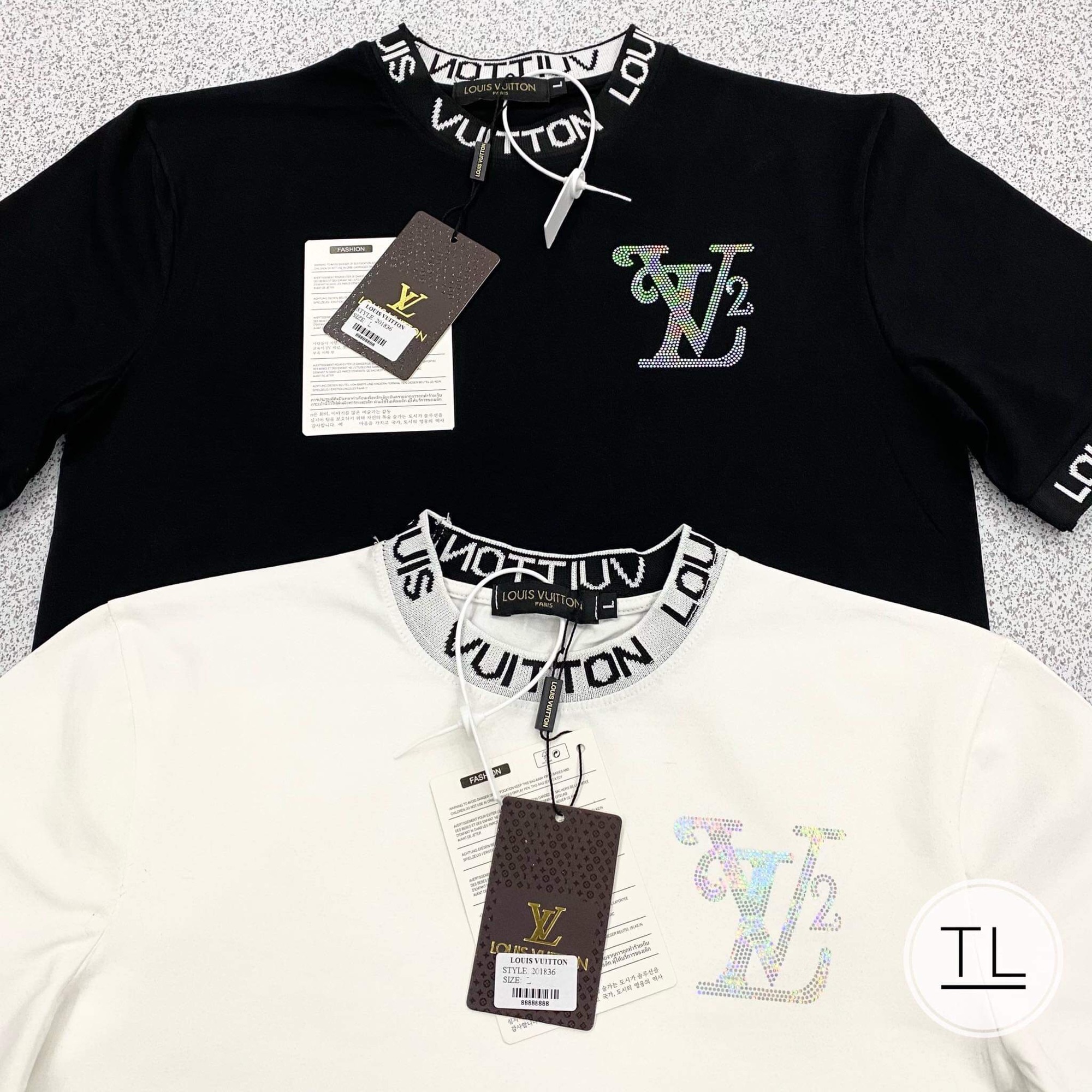 Áo phông eo vì viền cổ mớii