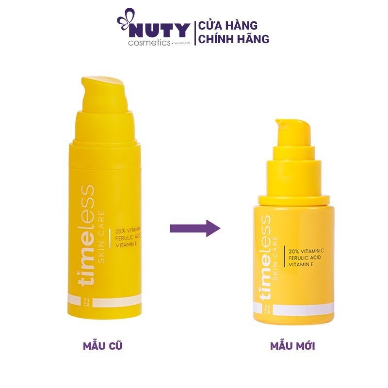 Tinh chất dưỡng sáng da ‪‬timeless 20% vitamin c + vitamin e + ferulic acid serum