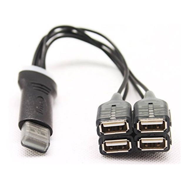 Bộ chia, hub 4 cổng usb 2.0 dtech dt-3020
