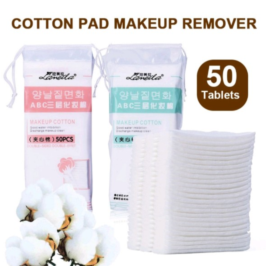 Gói 50 Miếng Bông Tẩy Trang Laneila/ CottonPads