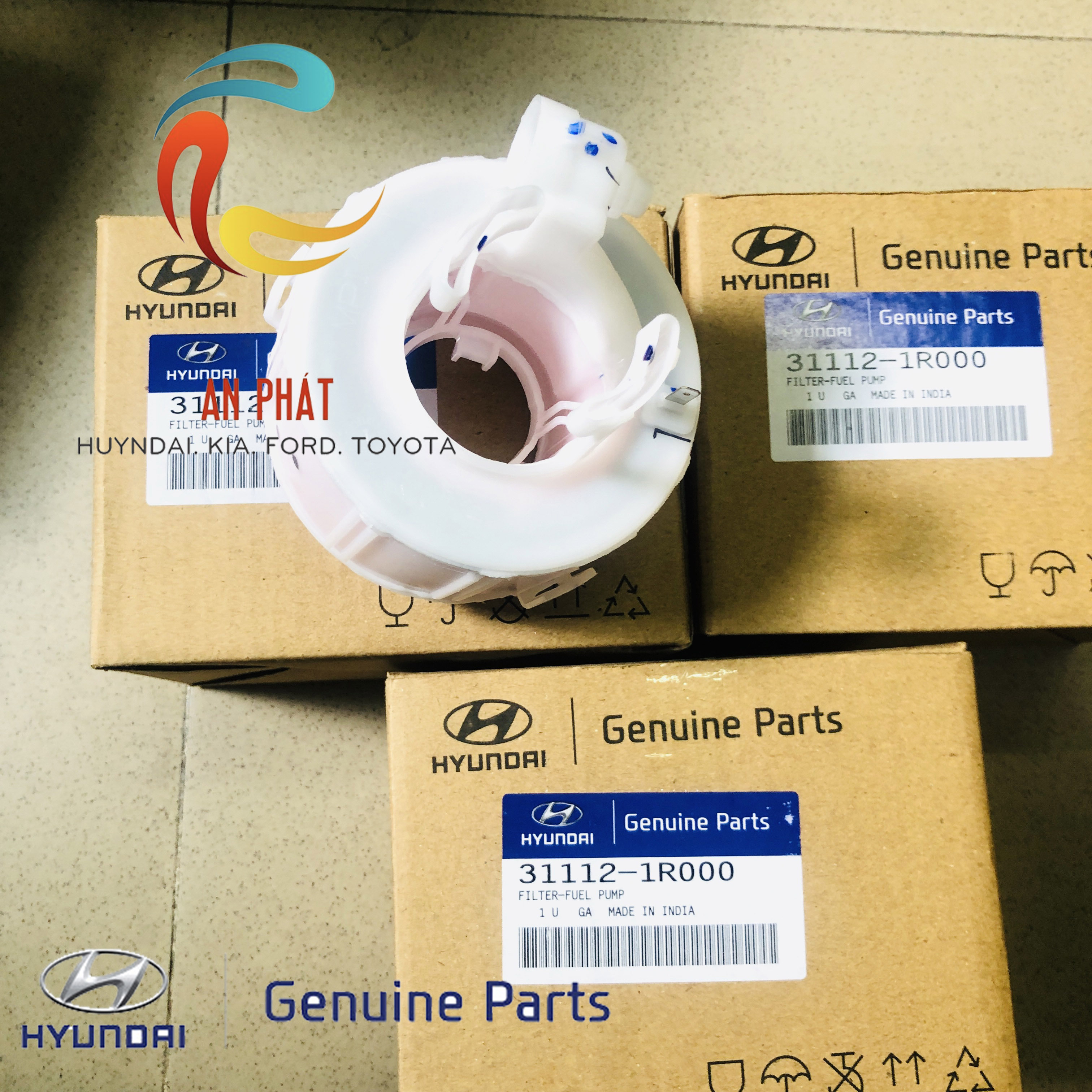 Lọc xăng grand i10 | 311121r000 chính hãng mobis ấn độ