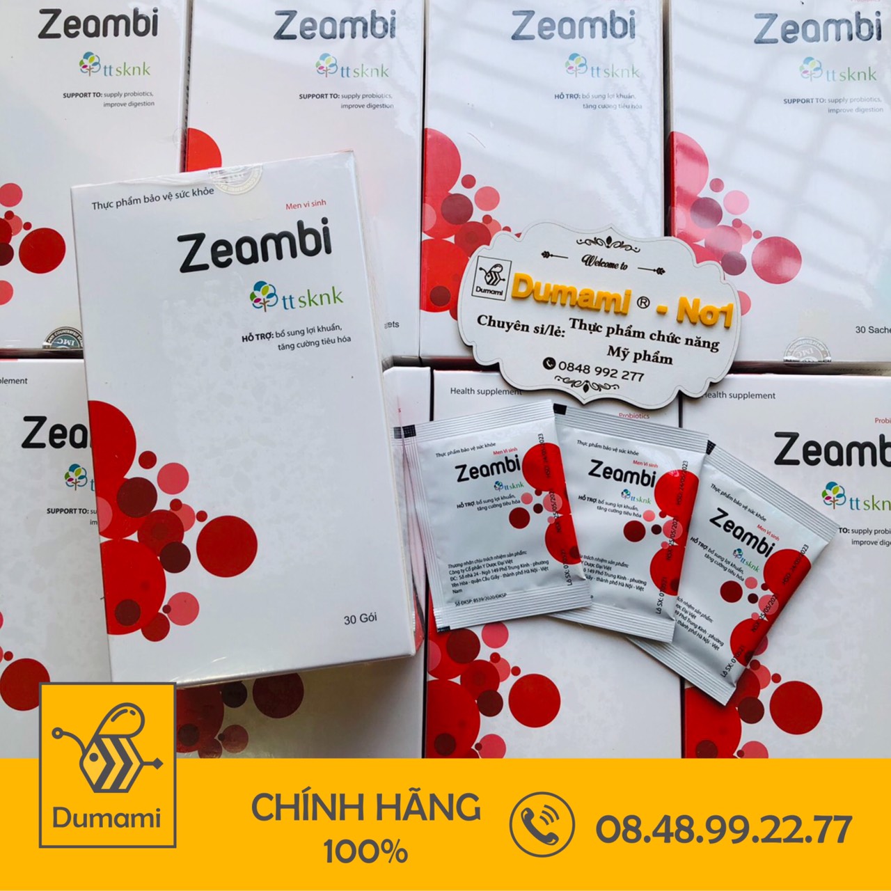 Zeambi hộp 30 gói - men vi sinh