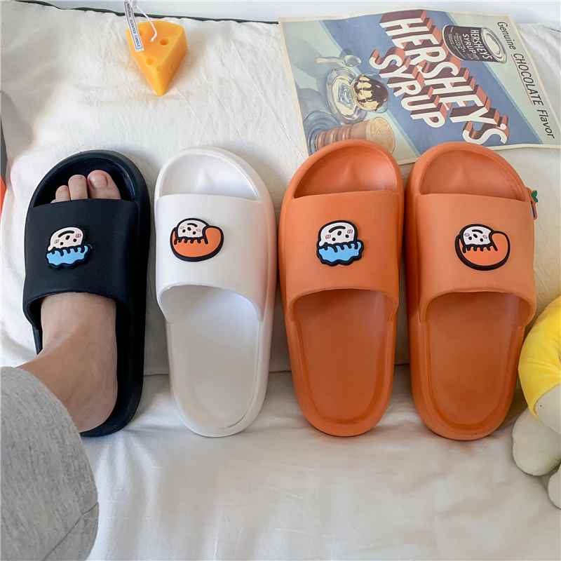 Dép nữ, dép bánh mì nữ hình nhân vật ngộ nghĩnh. Chất liệu cao su non mềm, đi êm chân. Kiểu dáng cute, xinh xắn