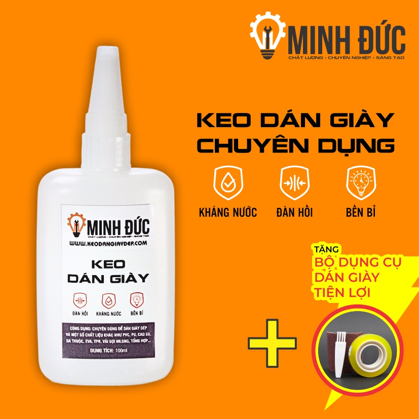 [FOLOW SHOP + QUÀ] Keo dán giày hàng hiệu, chuyên dán giày Bitis, Nike, Adidas - Tốt như mới - Shop Minh Đức