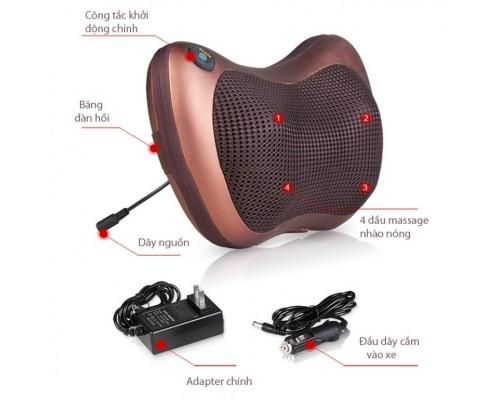 Máy massage cổ hồng ngoại 8 bi, gối mát xa hồng ngoại 8 bi đánh tan nhức mỏi, may massage co hong ngoai 8 bi, goi mat xa hong ngoai 8 bi danh tan nhuc moi