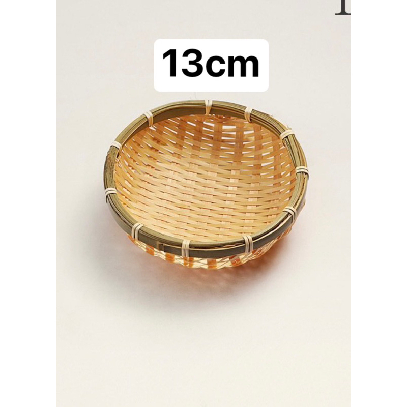 Bộ 5 rá tre size 13cm, 16cm. 18cm, 20cm, 22cm