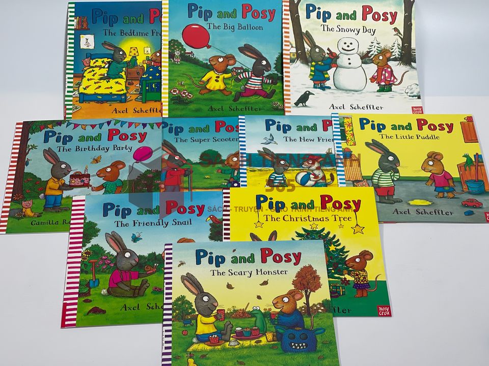 Pip and posy series - 10q + file nghe | nhập khẩu