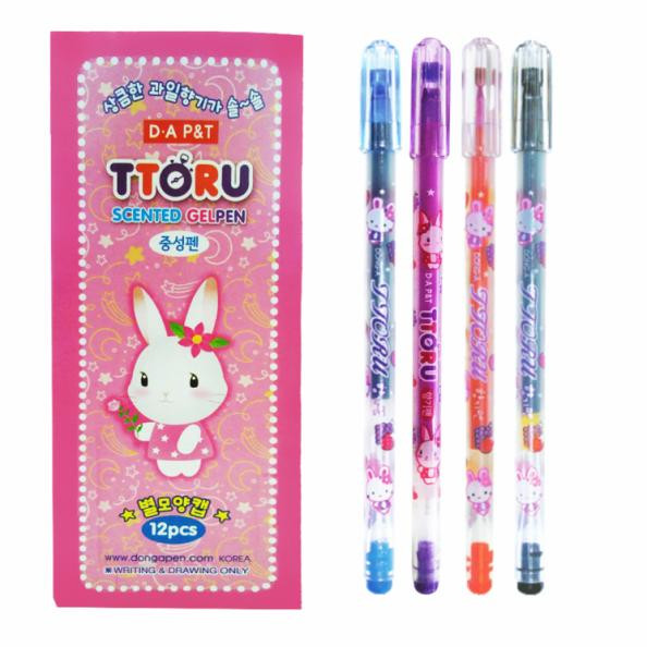 Bút gel bút nước thơm ttoru hàn quốc ngòi 0.5mm camshop