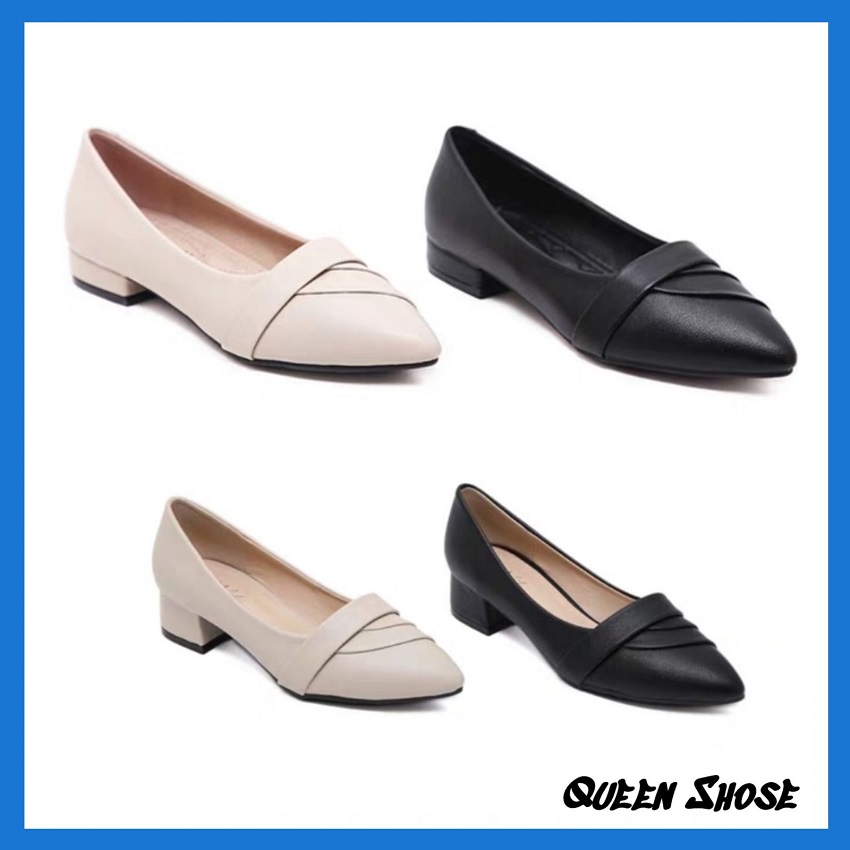 Giày búp bê nữ - giày bệt nữ - giày đế bằng - giày búp bê nơ Hàng VNXK da lỳ cao cấp