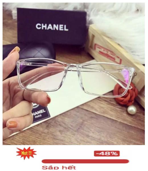 [HCM]Kính giả cận Gọng Dẻo Nam Nữ gọng nhỏ hàng đẹploại 1 (trong suốt)