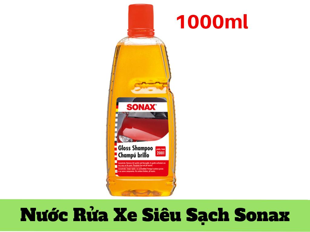 Nước Rửa Xe Đậm Đặc SONAX GLOSS SHAMPOO 1000ml