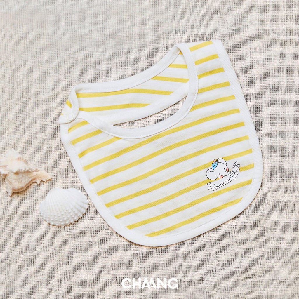Yêm cho bé chaang kẻ vàng babychumchum