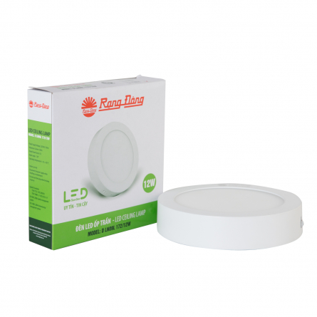 Đèn led ốp trần ln09 172/12w 6500k ss