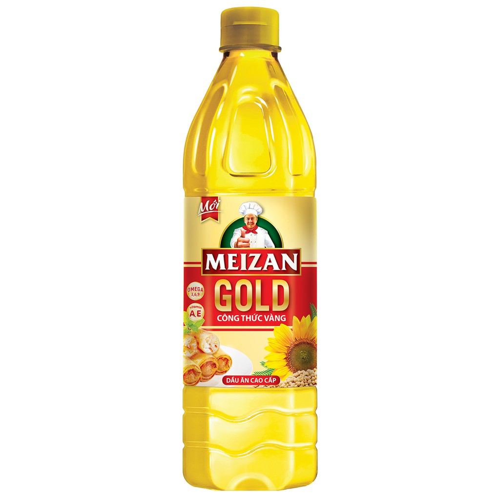 Dầu ăn cao cấp Meizan Gold 1L, dầu đậu nành Thái Lan 1 lít