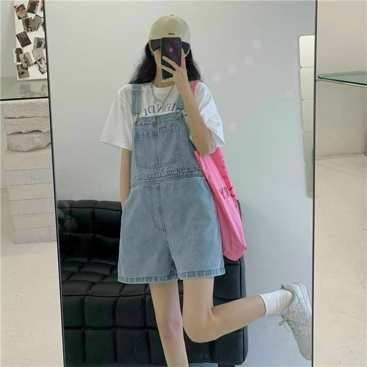 Quần yếm nữ chất jeans ulzzang siêu dễ thương kute - yuan120rigv