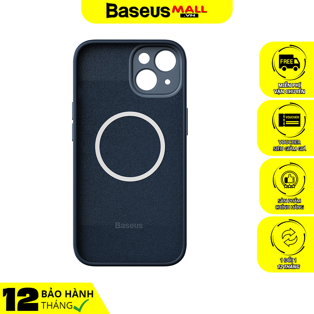 Ốp lưng chống bám bẩn Baseus Liquid Silica ɡel Magnetic Case For 14 2022