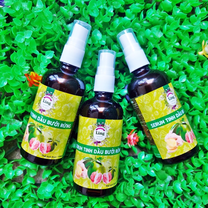 [HCM]Tinh dầu bưởi rừng mọc tóc hói gàu Ling 100ml
