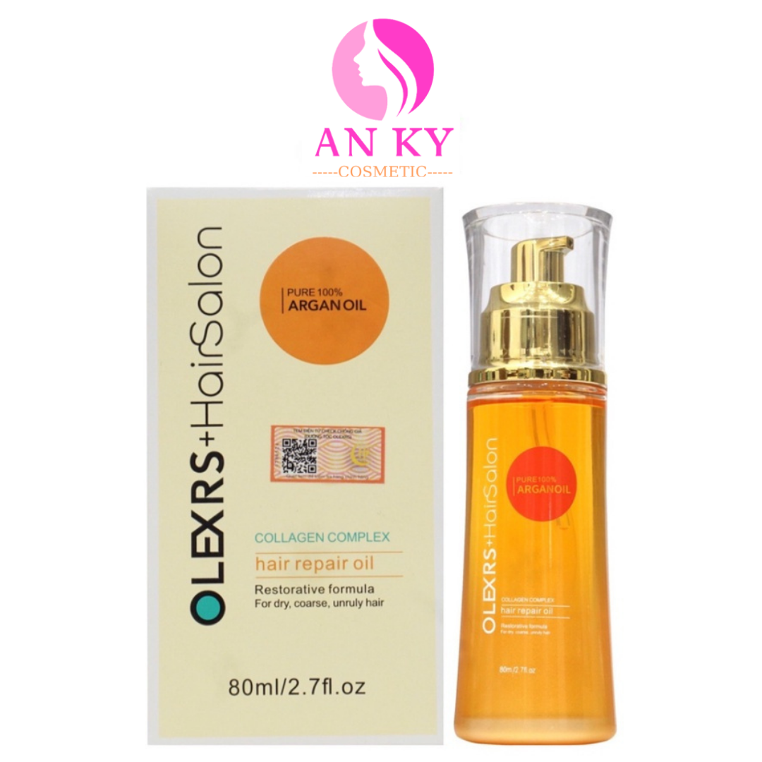 Tinh dầu dưỡng phục hồi chống rụng Olexrs Hair Salon Collagen 80ml